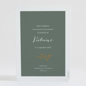 Faire-part de naissance Multitude*Faire-part Elégant Outlet