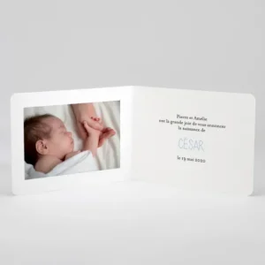 Faire-part de naissance Multitude*Faire-part Elégant Online