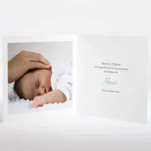 Faire-part de naissance My little family boy*Faire-part Elégant Online