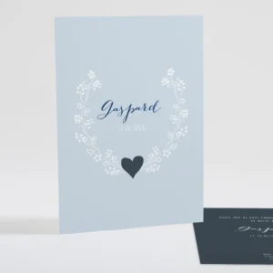 Faire-part de naissance My heart*Faire-part Elégant Hot