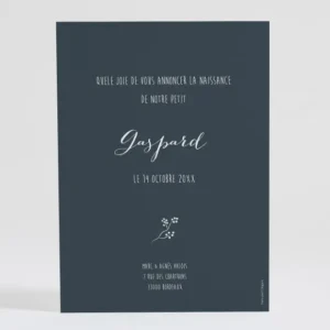Faire-part de naissance My heart*Faire-part Elégant Hot