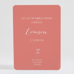 Faire-part de naissance My heart*Faire-part Elégant Hot
