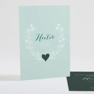 Faire-part de naissance My heart*Faire-part Elégant Hot