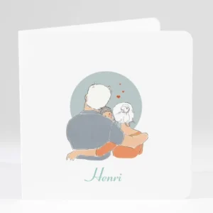 Faire-part de naissance My little family boy*Faire-part Elégant Online