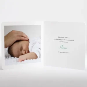 Faire-part de naissance My little family boy*Faire-part Elégant Online