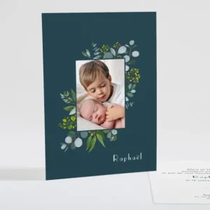 Faire-part de naissance Naissance Botanic*Faire-part Elégant Fashion