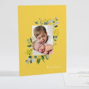 Faire-part de naissance Naissance Botanic*Faire-part Elégant Fashion