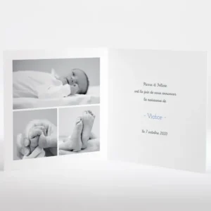 Faire-part de naissance Nounours*Faire-part Elégant Outlet