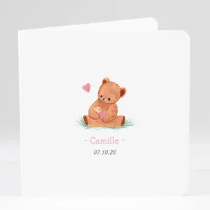 Faire-part de naissance Nounours*Faire-part Elégant Outlet