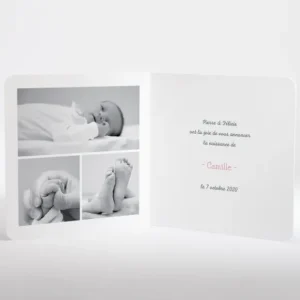 Faire-part de naissance Nounours*Faire-part Elégant Outlet