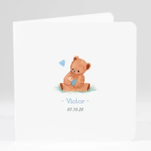 Faire-part de naissance Nounours*Faire-part Elégant Outlet