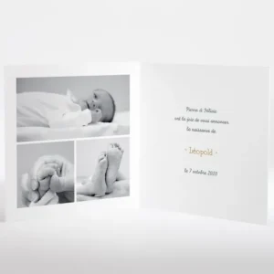 Faire-part de naissance Nounours*Faire-part Elégant Outlet
