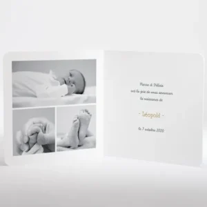Faire-part de naissance Nounours*Faire-part Elégant Outlet
