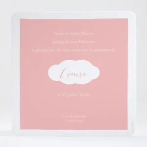 Faire-part de naissance Nuages et etoiles*Faire-part Elégant Outlet