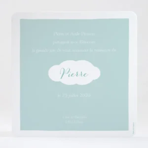 Faire-part de naissance Nuages et etoiles*Faire-part Elégant Outlet