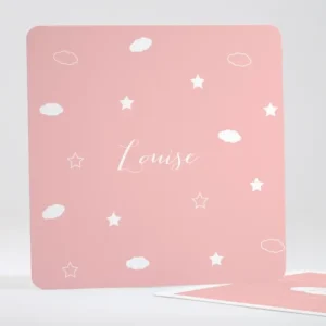 Faire-part de naissance Nuages et etoiles*Faire-part Elégant Outlet