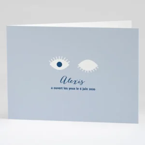 Faire-part de naissance Open your eyes*Faire-part Elégant Best