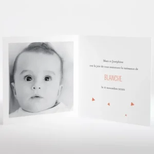 Faire-part de naissance Origami*Faire-part Elégant Hot