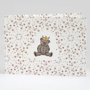 Faire-part de naissance Ourson liberty etoiles*Faire-part Elégant Fashion