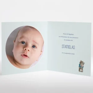 Faire-part de naissance Oursons nounours*Faire-part Elégant Fashion