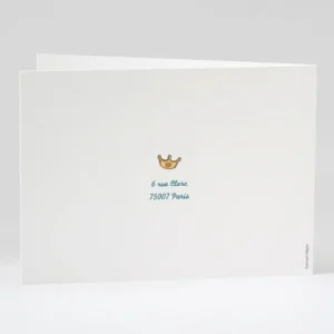 Faire-part de naissance Ourson liberty etoiles*Faire-part Elégant Fashion