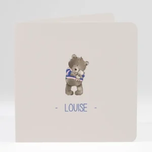 Faire-part de naissance Oursons nounours*Faire-part Elégant Fashion