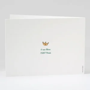 Faire-part de naissance Ourson liberty etoiles*Faire-part Elégant Fashion