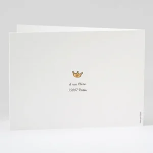 Faire-part de naissance Ourson liberty etoiles*Faire-part Elégant Fashion
