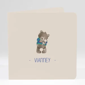 Faire-part de naissance Oursons nounours*Faire-part Elégant Fashion