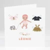 Faire-part de naissance Paperdoll*Faire-part Elégant Outlet