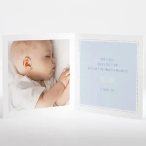 Faire-part de naissance Pattern doux photo*Faire-part Elégant Online