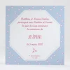 Faire-part de naissance Pattern fleurs des iles*Faire-part Elégant Fashion