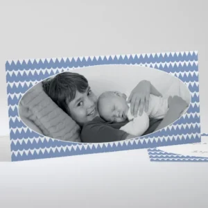 Faire-part de naissance Pattern triangle*Faire-part Elégant Discount