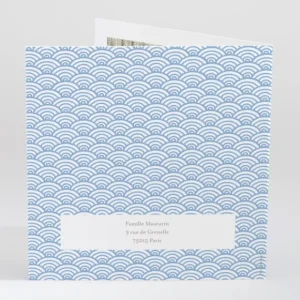 Faire-part de naissance Pattern tendance livret*Faire-part Elégant Hot