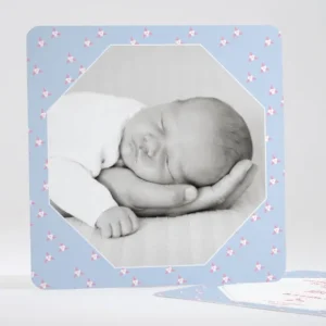 Faire-part de naissance Pattern fleurs des iles*Faire-part Elégant Fashion