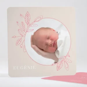 Faire-part de naissance Parure*Faire-part Elégant New