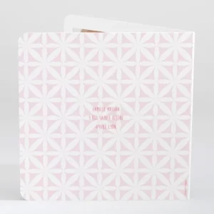 Faire-part de naissance Pattern doux photo*Faire-part Elégant Online