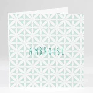 Faire-part de naissance Pattern doux photo*Faire-part Elégant Online