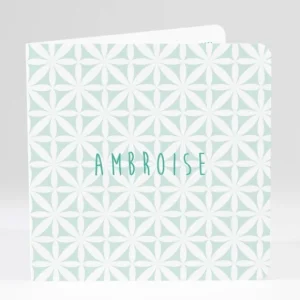 Faire-part de naissance Pattern doux photo*Faire-part Elégant Online