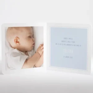 Faire-part de naissance Pattern doux photo*Faire-part Elégant Online