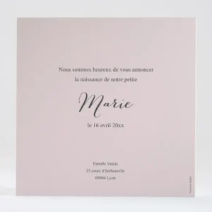 Faire-part de naissance Palette aquarelle*Faire-part Elégant Outlet