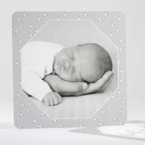 Faire-part de naissance Pattern fleurs des iles*Faire-part Elégant Fashion