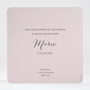 Faire-part de naissance Palette aquarelle*Faire-part Elégant Outlet
