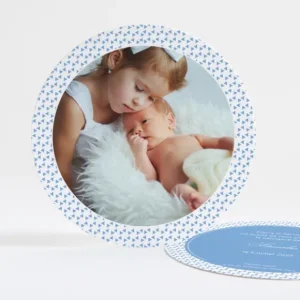 Faire-part de naissance Petits triangles en folie*Faire-part Elégant Discount