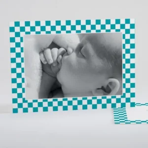 Faire-part de naissance Petit pattern carre*Faire-part Elégant Fashion