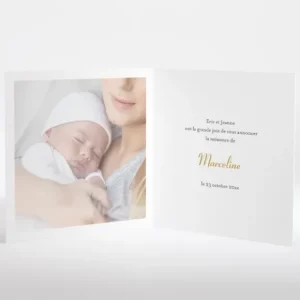 Faire-part de naissance Petites poupees*Faire-part Elégant Best