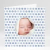 Faire-part de naissance Petits boutons colores*Faire-part Elégant New