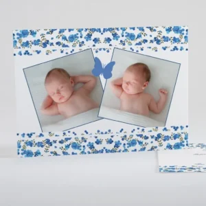 Faire-part de naissance Petit liberty papillon*Faire-part Elégant Best
