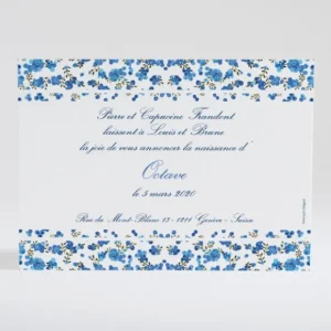 Faire-part de naissance Petit liberty papillon*Faire-part Elégant Best