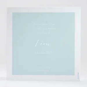 Faire-part de naissance Petit dressing*Faire-part Elégant Online